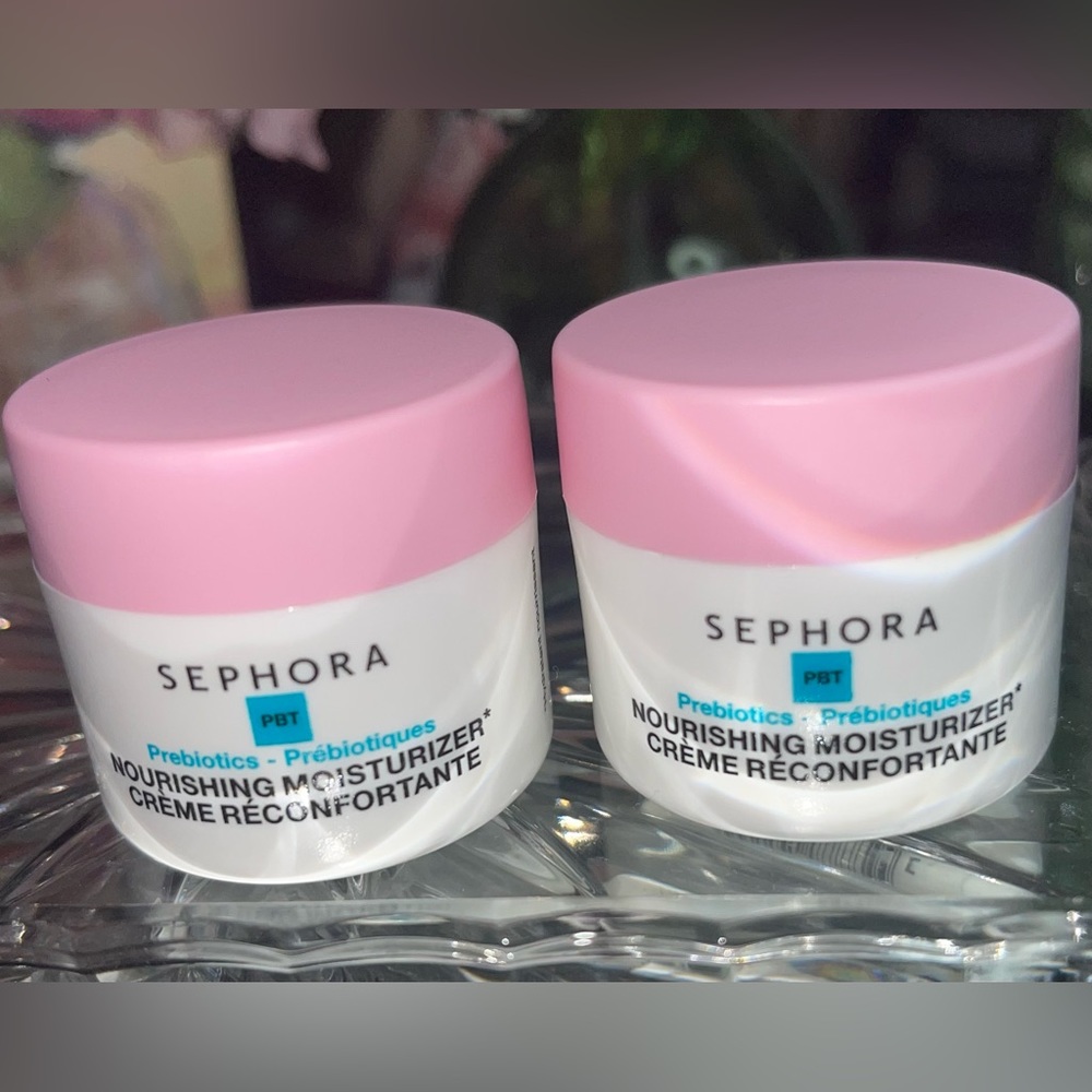 2 Sephora Prebiotics Nourishing Moisturizer 20 Ml 0.67 fl Oz Unscented NWOB
